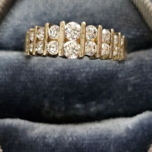 925 Silver CZ Ring (Vintage)